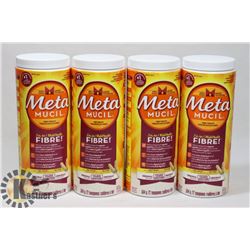 LOT OF 4 METAMUCIL 3 IN 1 ORIGINAL FIBRE