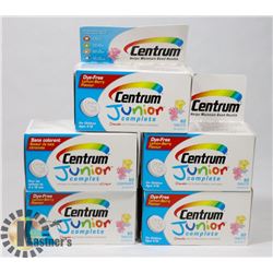 LOT OF 5 BOXES OF 60 CENTRUM JR. MULTI VITAMIN