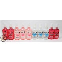 LOT OF 10 100ML BOTTLES REFRESHING BODY