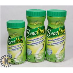 BAG WITH 3 ASST SIZE BOTTLES OF BENEFIBRE