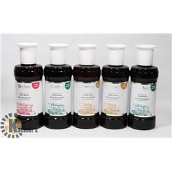 LOT OF 5 500ML BOTTLES ASSORTED OMBRA SPA