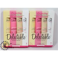 LOT WITH 2 BOXES OF 4 ASSORTED DELECTABLE ULTRA