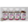 Image 1 : LOT OF 4 BOTTLES OF 75 GUMMY ADULT ESSENTIALS