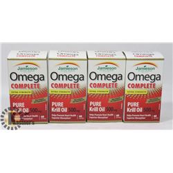 LOT OF 3 JAMISON OMEGA COMPLETE PURE KRILL OIL