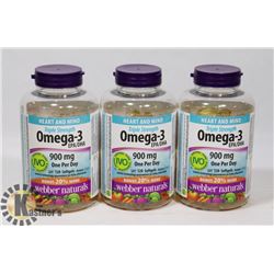 WEBBER NATURALS OMEGA 3, 900MG