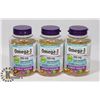 Image 1 : LOT OF 3 WEBBER NATURALS OMEGA 3 700 MG EACH