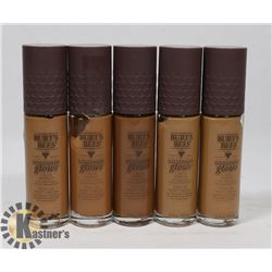 BAG OF ASSORTED BURTS BEES LIQUID MAKE UP