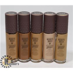 BAG OF ASSORTED BURTS BEES LIQUID MAKE UP