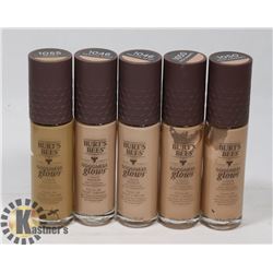 BAG OF ASSORTED BURTS BEES LIQUID MAKE UP