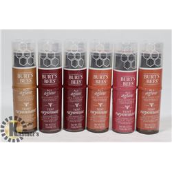 LOT OF ASSORTED BURTS BEES LIP AND CHEEK STICKS
