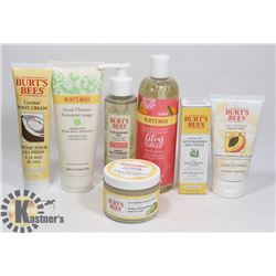 BAG OF ASSORTED BURTS BEES BEAUTY PRODUCTS