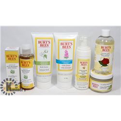 BAG OF ASSORTED BURTS BEES BEAUTY PRODUCTS
