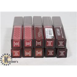 BAG OF BURTS BEES ASSORTED LIQUID LIPSTICK