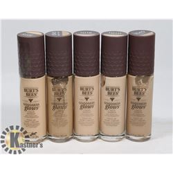 BAG OF ASSORTED BURTS BEES LIQUID MAKE UP