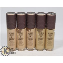 BAG OF ASSORTED BURTS BEES LIQUID MAKE UP