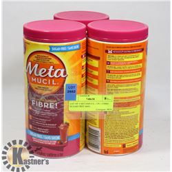 LOT OF 3 METAMUCIL 3 IN 1 FIBRE SUGAR FREE 660G