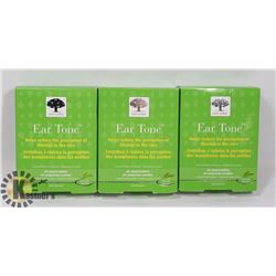 LOT OF 3 NEW NORDIC EAR TONE 60 TABS EACH