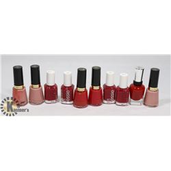 BAG OF ASSORTED NAIL POLISH