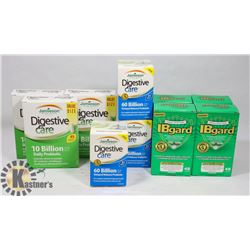 BAG OF ASSORTED DIGESTIVE SUPPLEMENTS