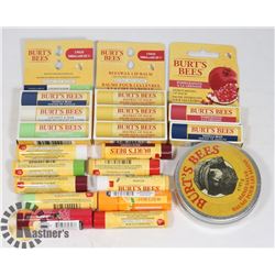BAG OF ASSORTED BURTS BEES PRODUCTS