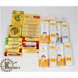 BAG OF ASSORTED BURTS BEES PRODUCTS