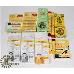 BAG OF ASSORTED BURTS BEES PRODUCTS