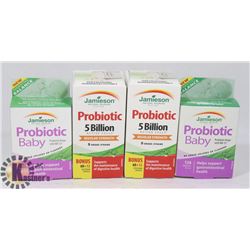 BAG OF 4 ASSORTED BOTTLES JAMIESON