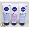 Image 1 : BAG WITH 3 200ML BOTTLES OF ASSORTED NIVEA