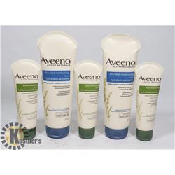 BAG OF ASSORTED AVEENO CREAMS