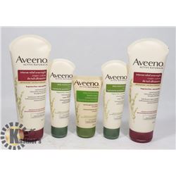 BAG OF ASSORTED AVEENO CREAMS
