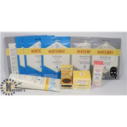 BAG OF ASSORTED BURTS BEES PRODUCTS