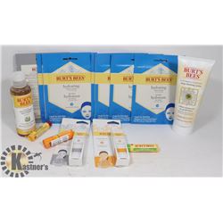 BAG OF ASSORTED BURTS BEES PRODUCTS
