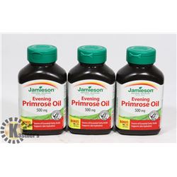 BAG WITH JAMIESON BOTTLES OF EVENING PRIMROSE OIL