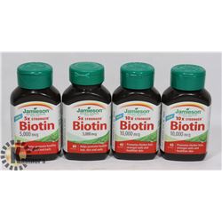 BAG OF JAMIESON BOTTLES BIOTIN EXPIRES FEB 2020