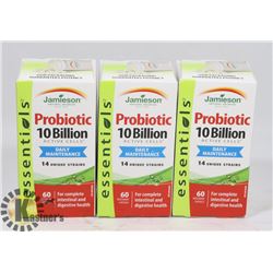 BAG WITH 3 60 CAPSULE BOTTLES JAMIESON 10 BILLION