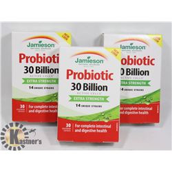 BAG WITH 3 ASSORTED JAMIESON PROBIOTICS