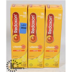 LOT OF 3 REDOXON VITAMIN C TABLETS