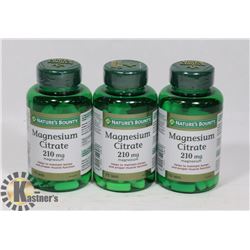 BAG WITH 3 NATURES BOUNTY MAGNESIUM CITRATE