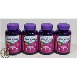 BAG WITH 4 BOTTLES 60 GUMMIES ONE A DAY