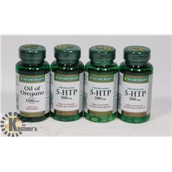 BAG WITH 4 BOTTLES NATURES BOUNTY ASSORTED