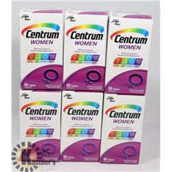 BAG WITH 6 90 TABLET BOTTLES CENTRUM FOR WOMEN