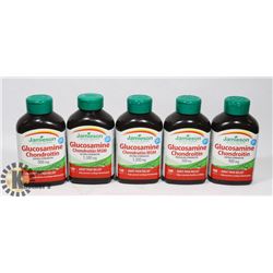 BAG WITH 5 BOTTLES JAMIESON GLUCOSAMINE CAPLETS