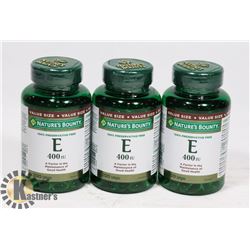 BAG WITH 3 200 CAPSULE SOFT GEL BOTTLES