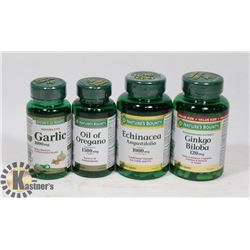 BAG WITH 4 BOTTLES NATURES BOUNTY