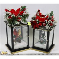 PEACE AND LOVE BRADFORD EXCHANGE BIRD LANTERNS