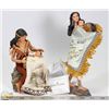 TWO ASHTON DRAKE GALLERIES NATIVE FIGURES