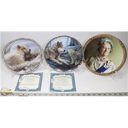 LOT OF THREE BRADFORD EXCHANGE COLLECTOR PLATES