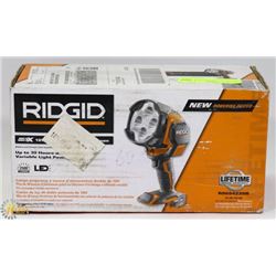 NEW RIDGID 18 DUAL POWER LIGHT