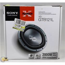 SONY SUBWOOFER 2000W PEAK POWER