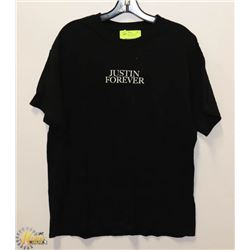 NEW T-SHIRT JUSTIN BIEBER FOREVER TOUR SZ LG